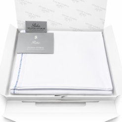 Alternative view of Pasha Silver Storm Premium White Unstitched Cotton Fabric (Latha)