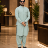 Mint Mist -Premium Waistcoat Shalwar Kameez